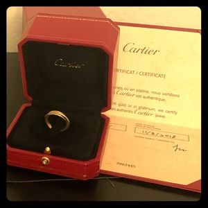 Cartier xs trinity ring